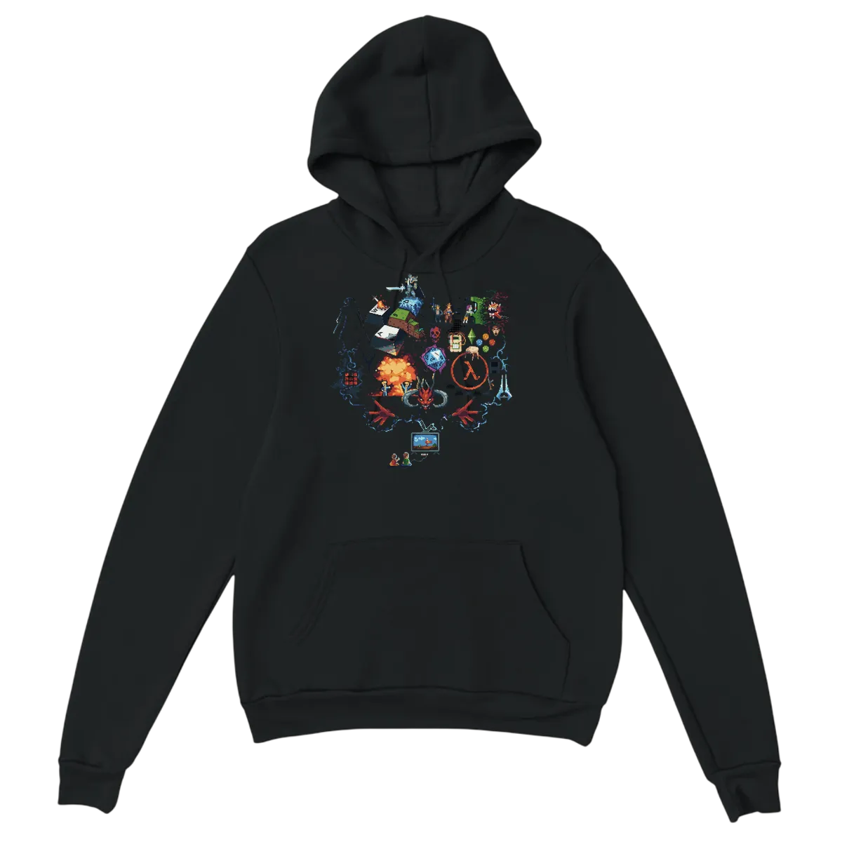Retro Gamer History Meme Hoodie White Hoodies Photo 3