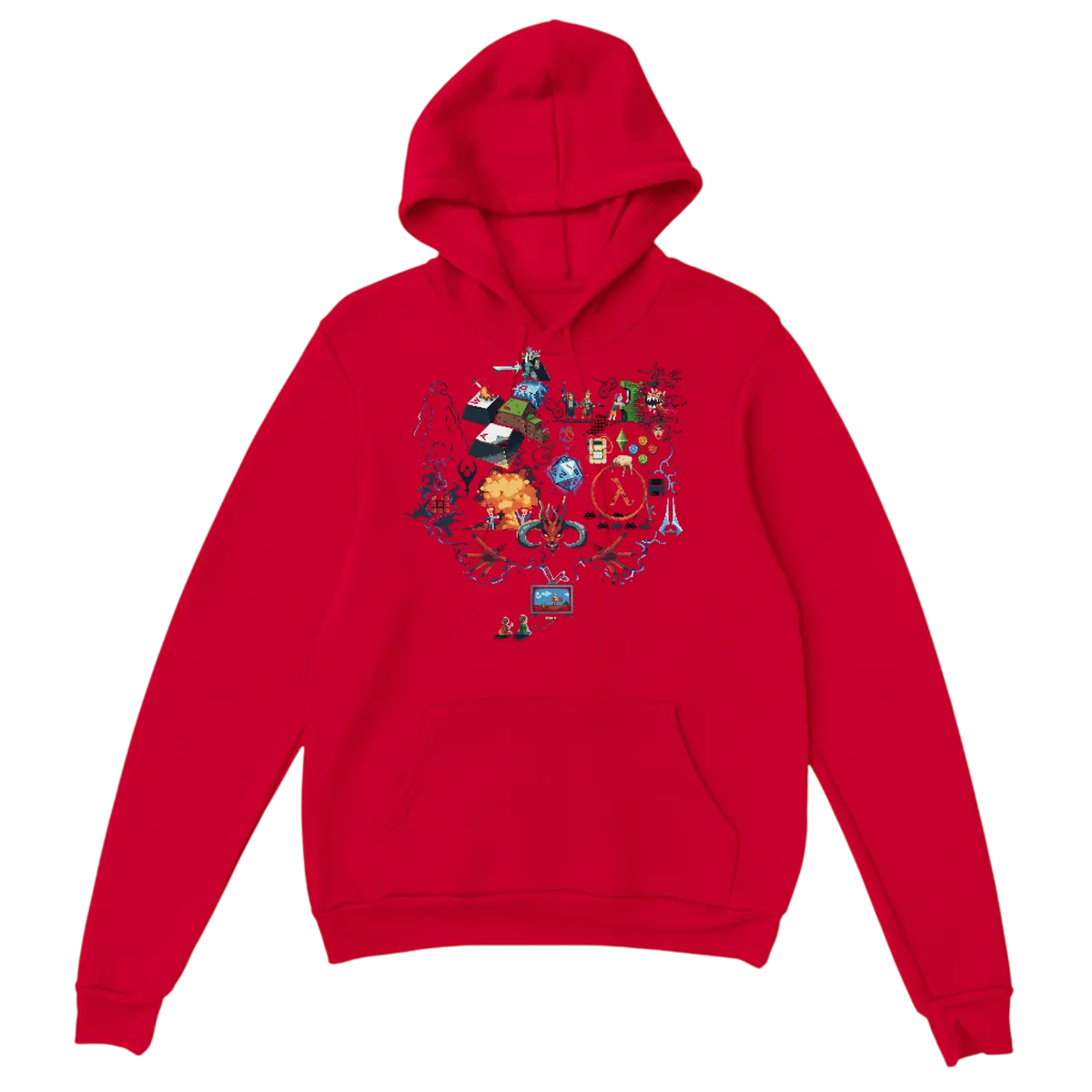 Retro Gamer History Meme Hoodie