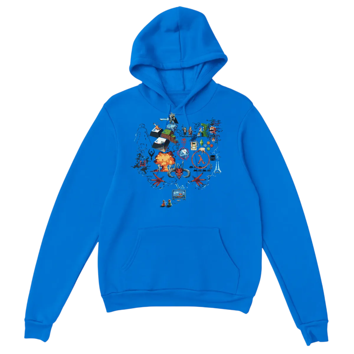 Retro Gamer History Meme Hoodie White Hoodies Photo 5