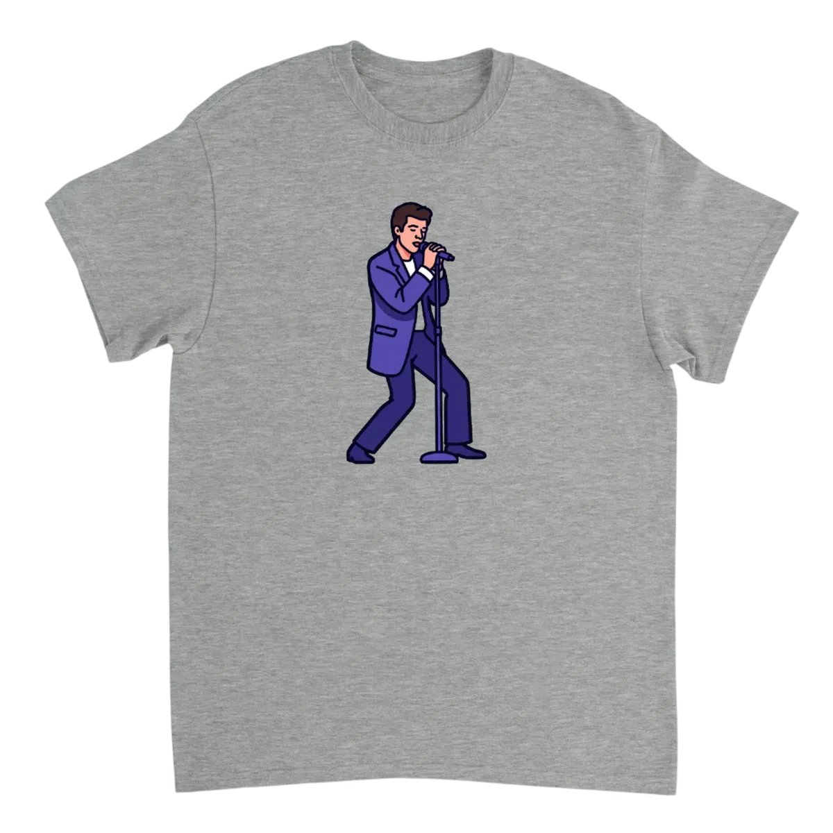 Rickroll Ready: Never Give Up Tee Royal T-Shirts Photo 4