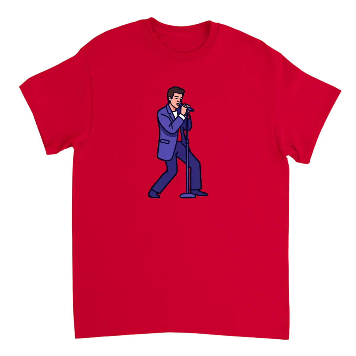 Rickroll Ready: Never Give Up Tee Royal T-Shirts Photo 5