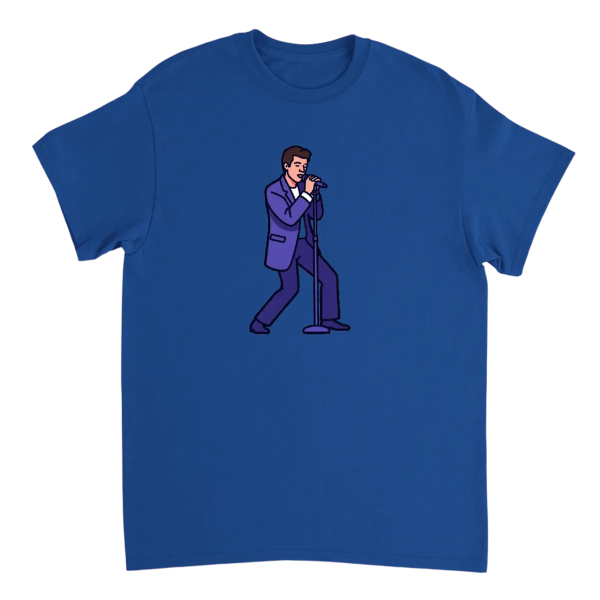 Rickroll Ready: Never Give Up Tee Royal T-Shirts Photo 2