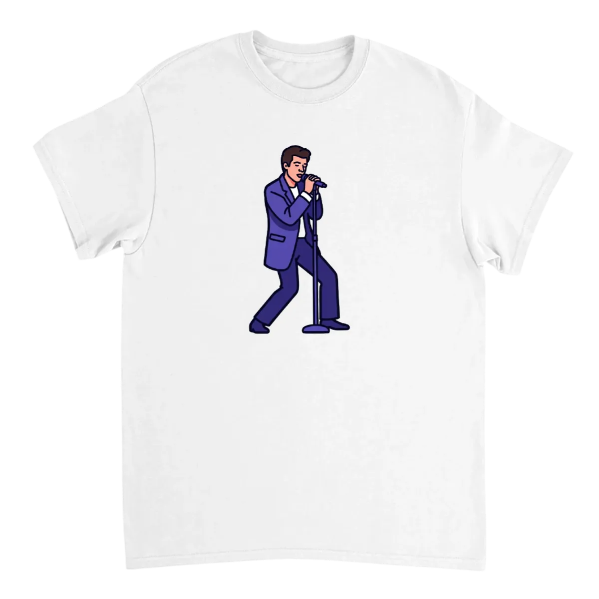 Rickroll Ready: Never Give Up Tee Royal T-Shirts Photo 3