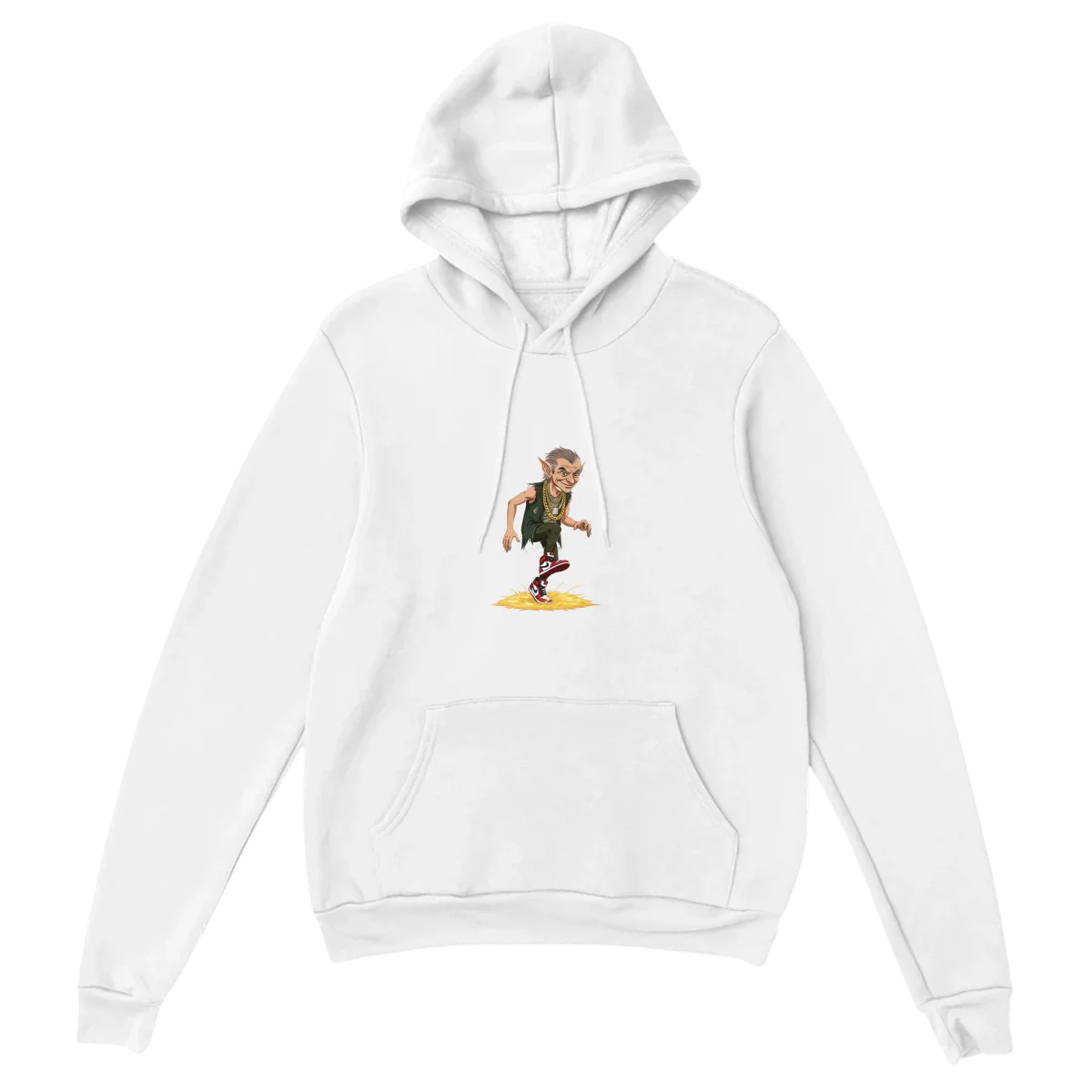 Rumpelstiltskin In My Jordans Meme Hoodie - White Hoodies (ZeitZwag Streetwear)
