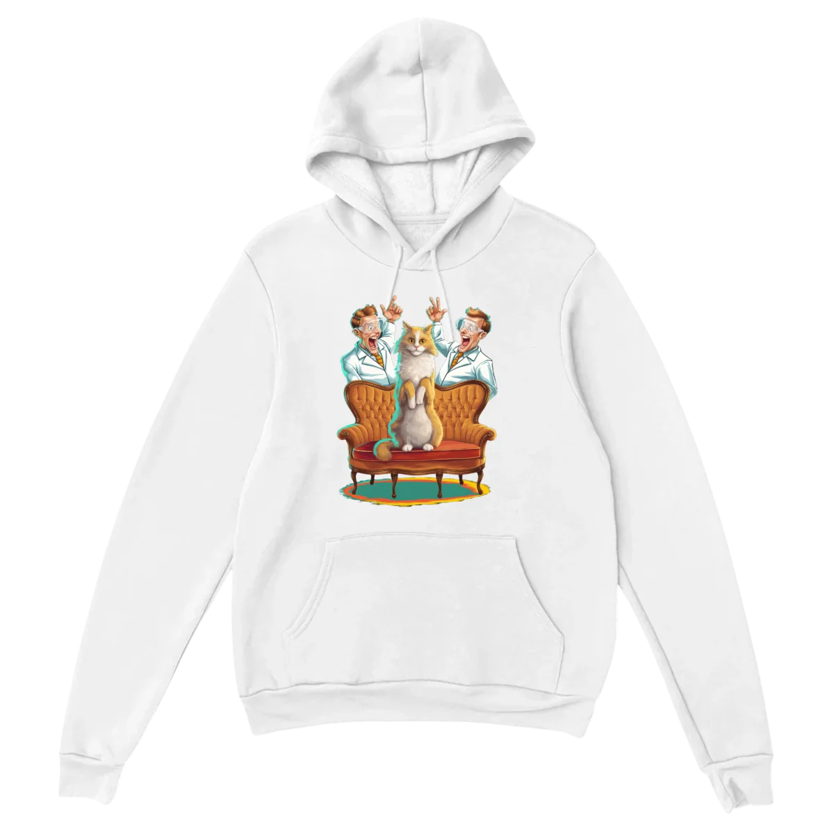 Scientists Reveal The Hi Meme Hoodie - White Hoodies (ZeitZwag Streetwear)