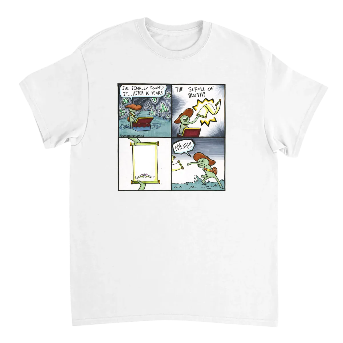 Scroll of Truth: Hard Truths Meme Tee Red T-Shirts Photo 5