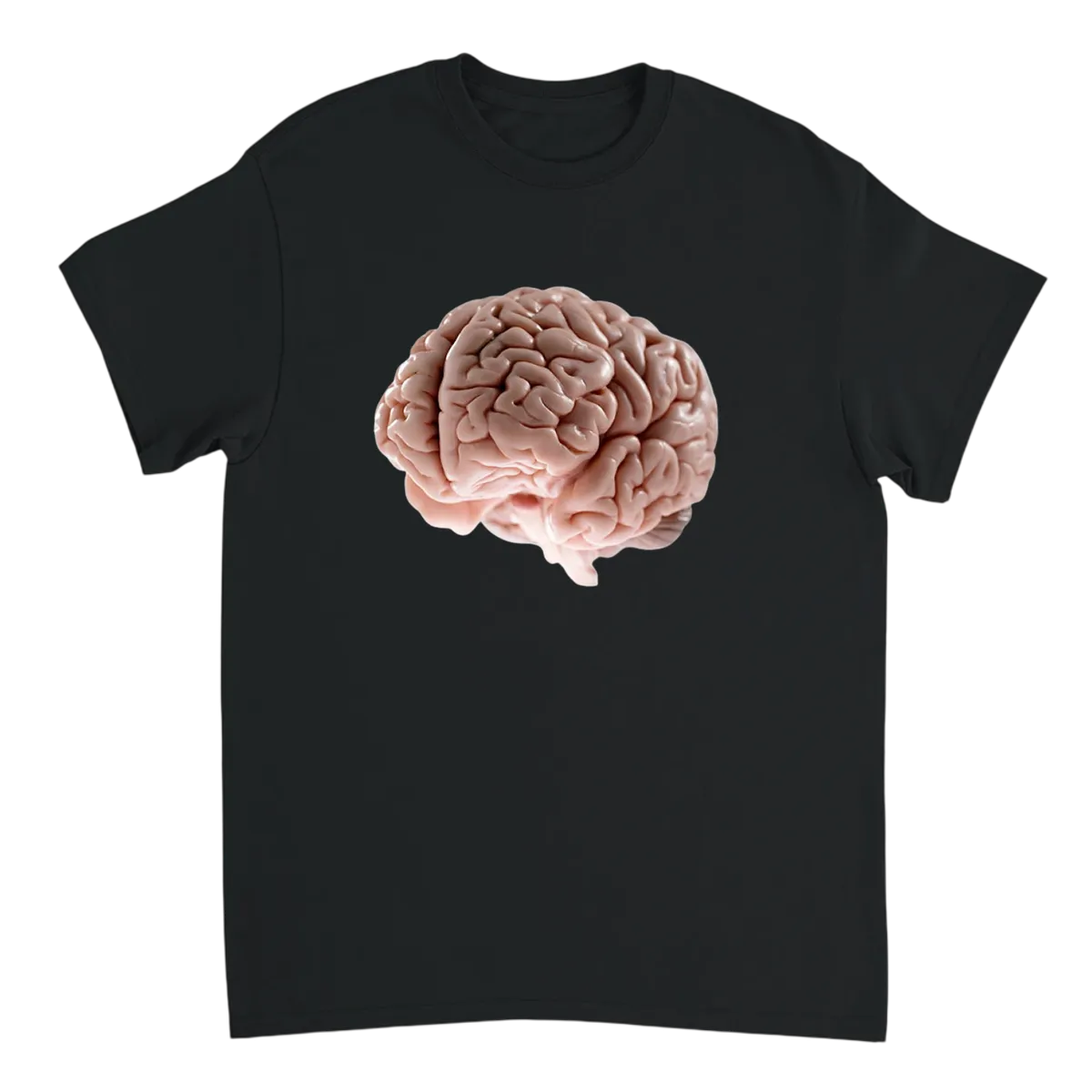 Scumbag Brain Meme Tee - Your Brain's a Jerk! Black T-Shirts Photo 2