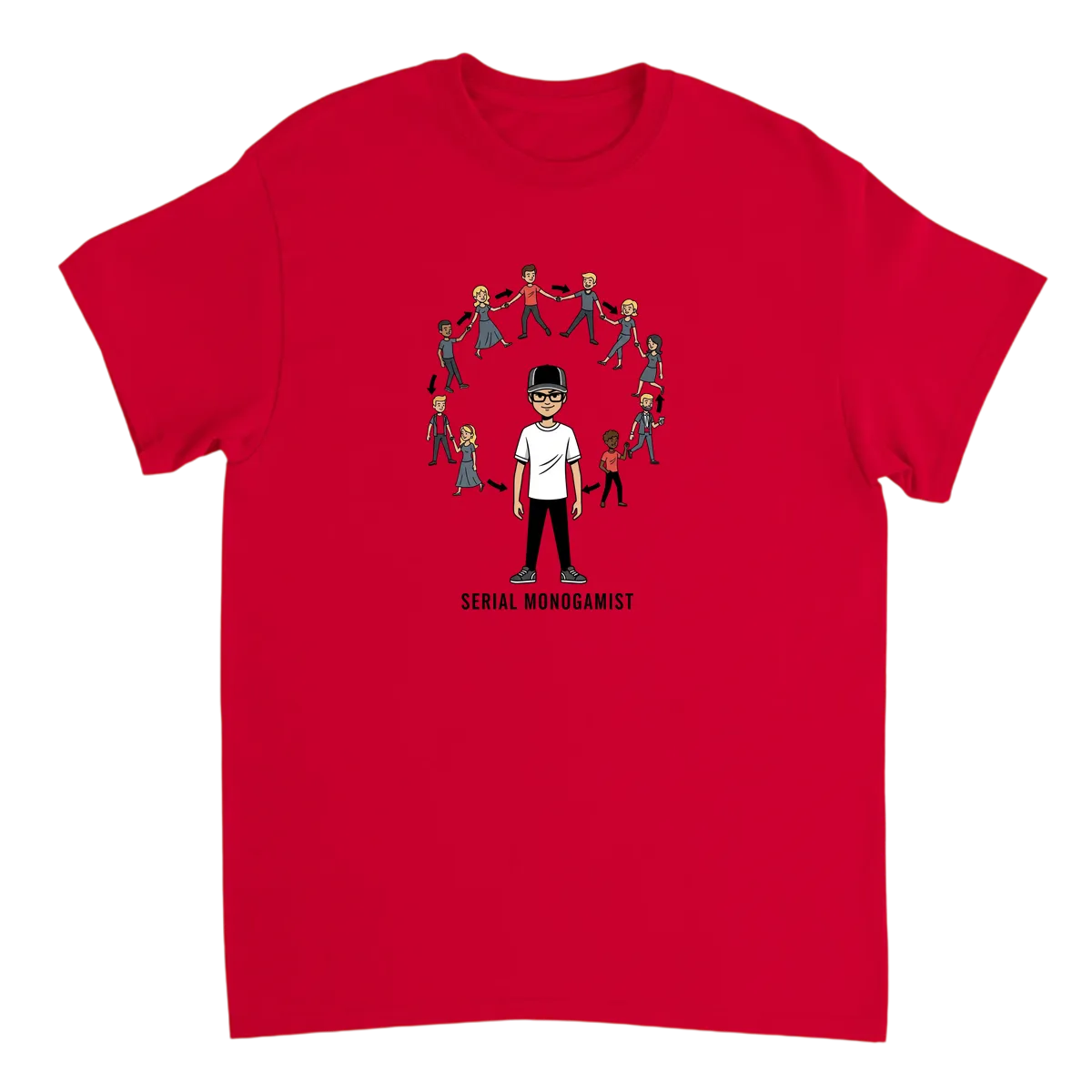 Serial Monogamist Tee T-Shirt T-Shirts - Red