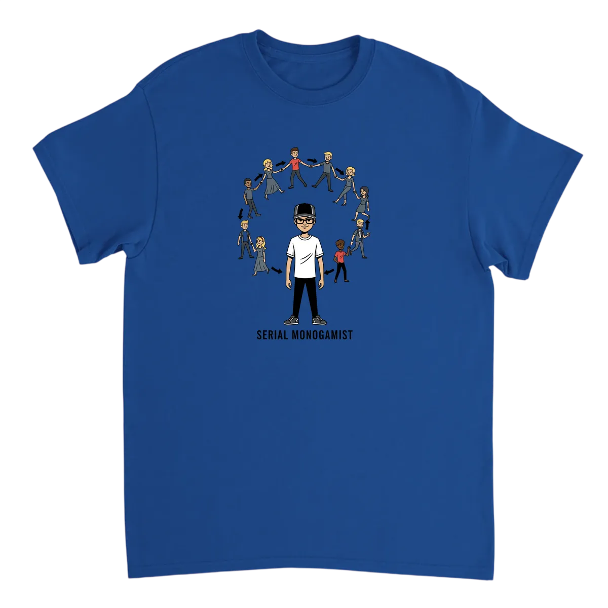 Serial Monogamist Tee T-Shirt Black T-Shirts Photo 4
