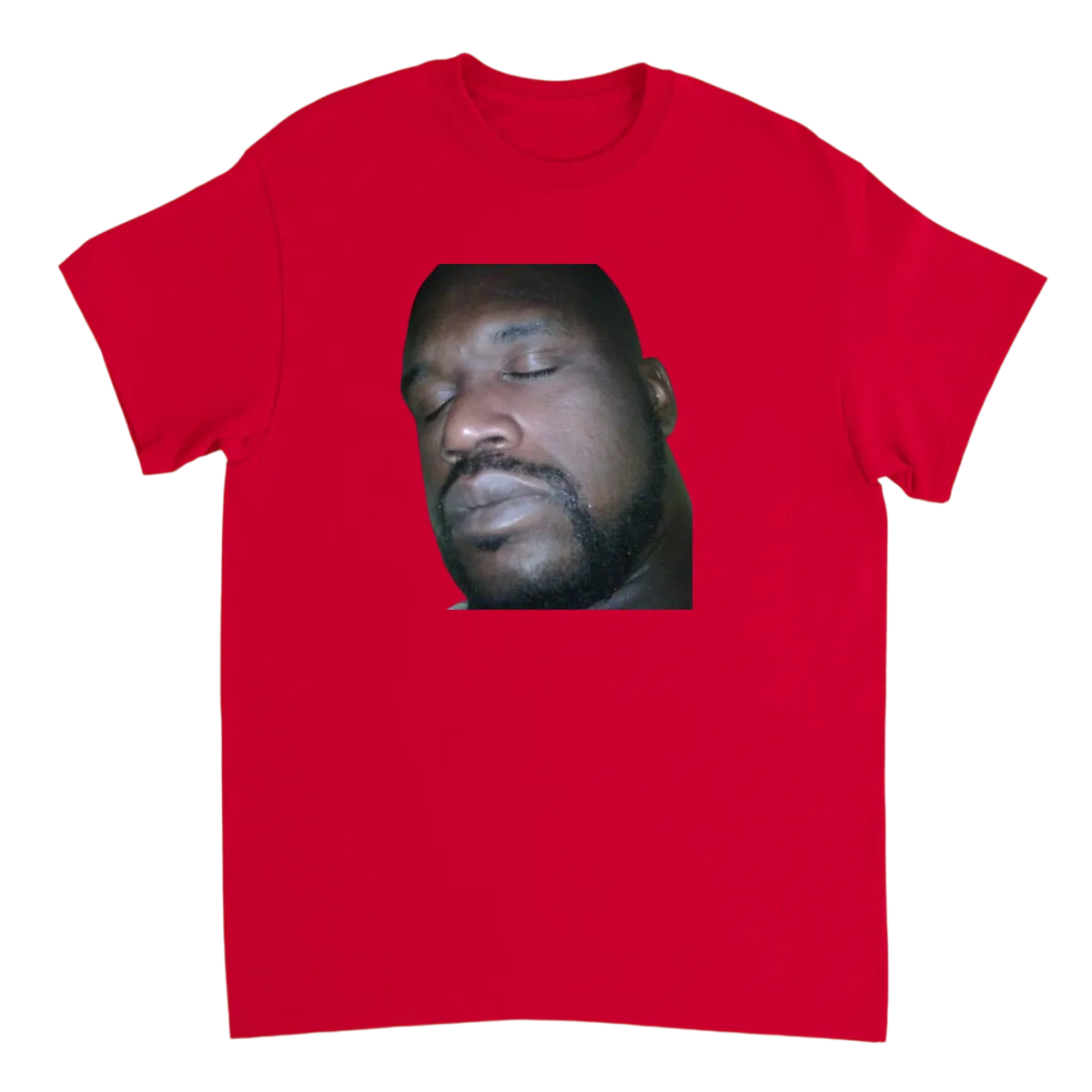 Shaq Sleeping Meme Tee: Nap Mode Activated! White T-Shirts Photo 4