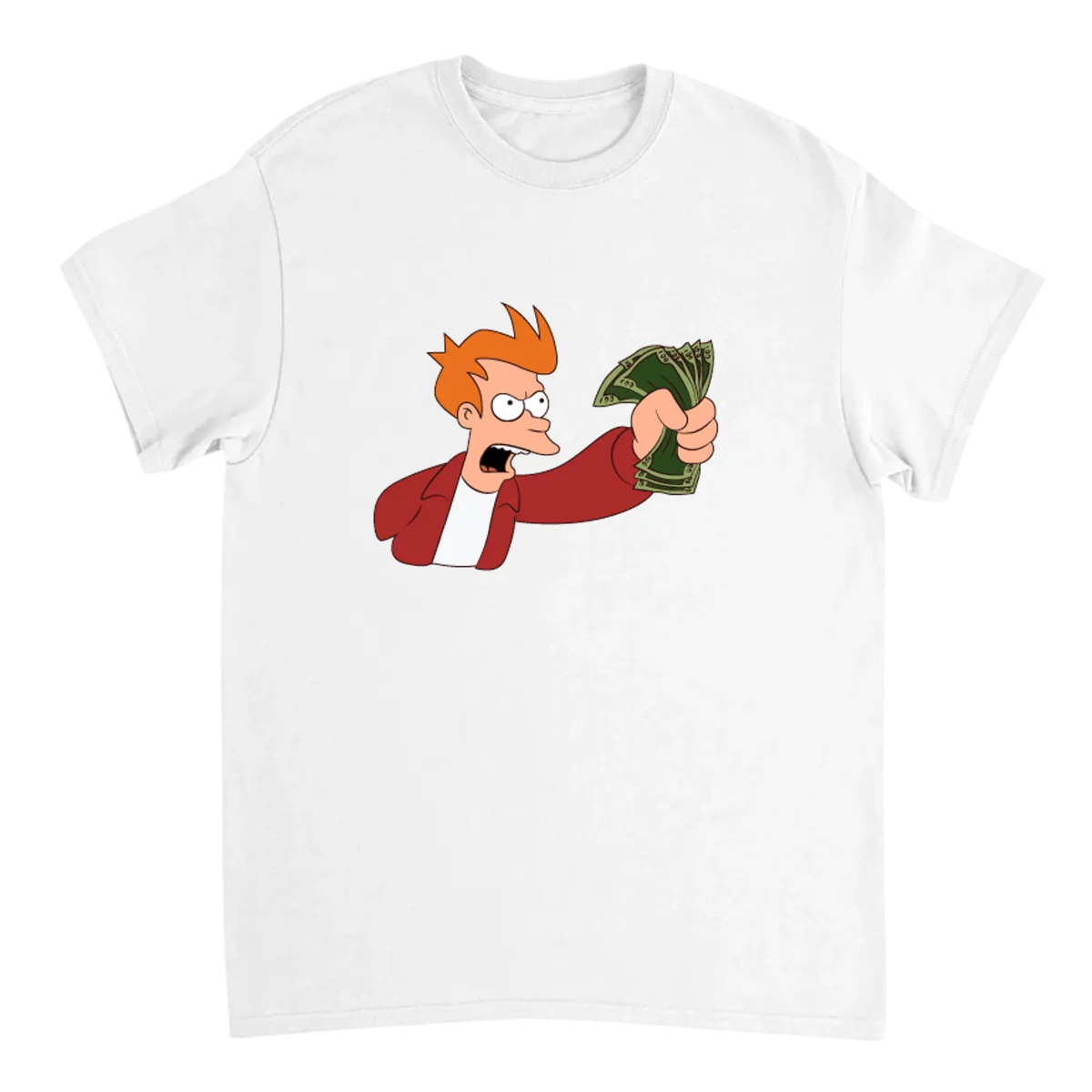 Shut Up and Take My Money T-Shirt White T-Shirts Photo 2