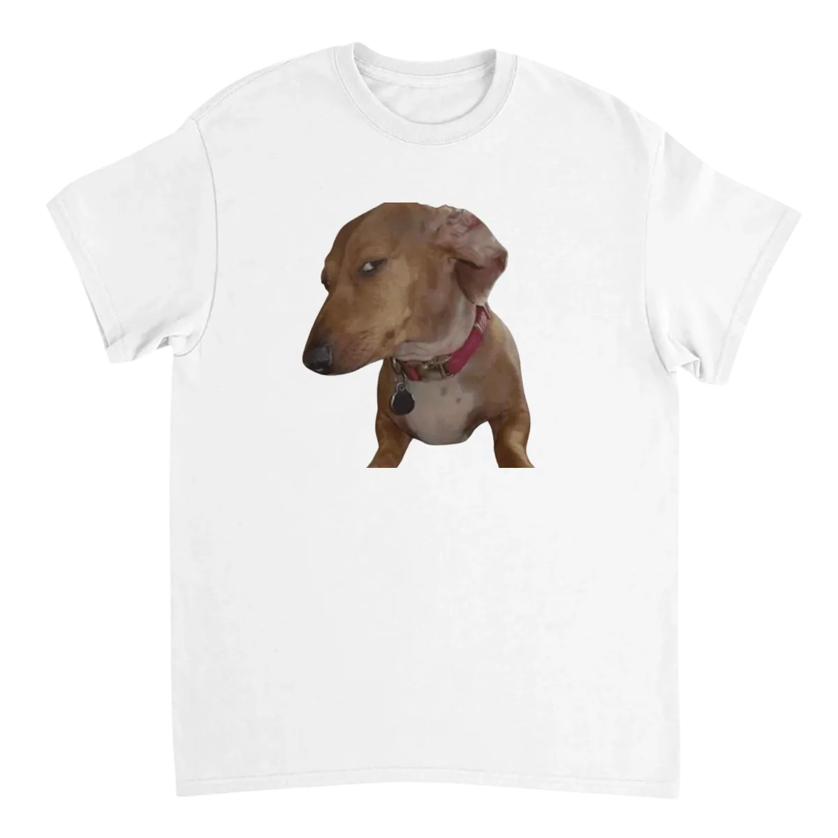 Side Eye Dog Tee: The Unimpressed Look
