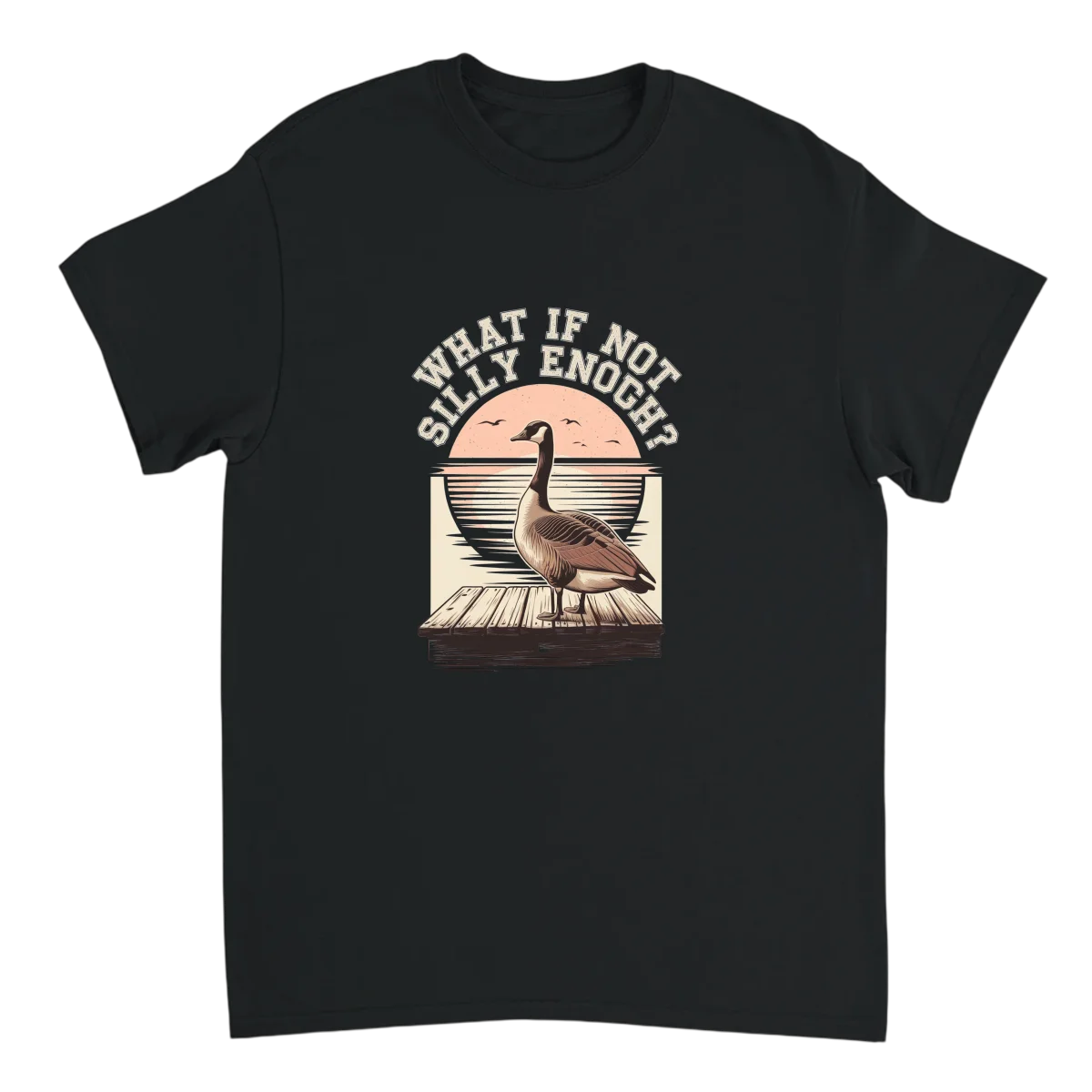 Silly Goose Existential Crisis T-Shirt White T-Shirts Photo 4