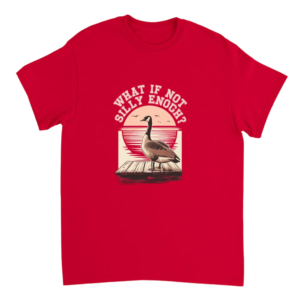 Silly Goose Existential Crisis T-Shirt White T-Shirts Photo 5