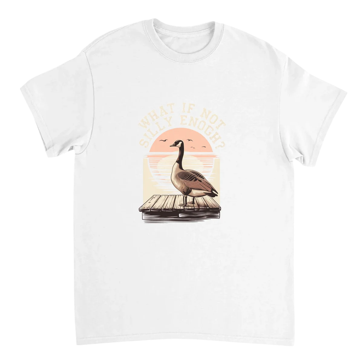 Silly Goose Existential Crisis T-Shirt White T-Shirts Photo 2
