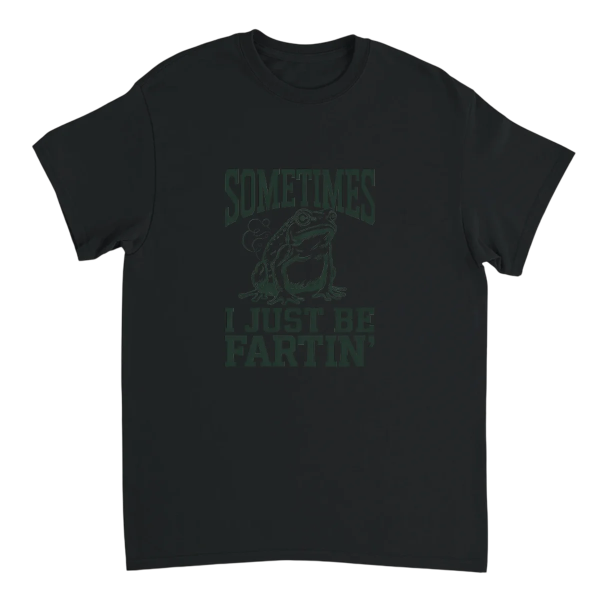 Sometimes I Just Be Fartin Frog Tee White T-Shirts Photo 4