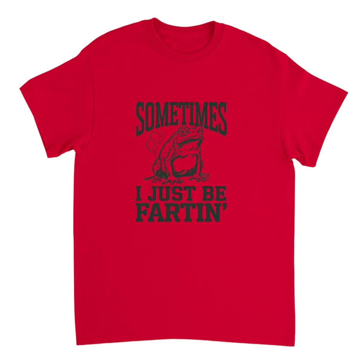 Sometimes I Just Be Fartin Frog Tee White T-Shirts Photo 5