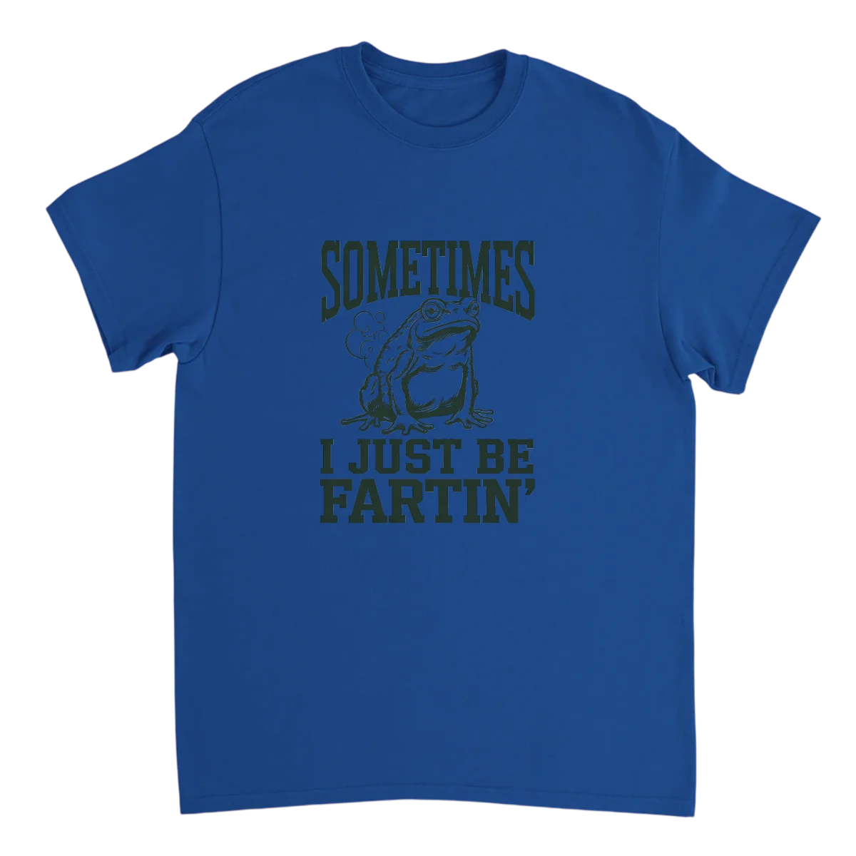 Sometimes I Just Be Fartin Frog Tee - White T-Shirts (ZeitZwag Streetwear)