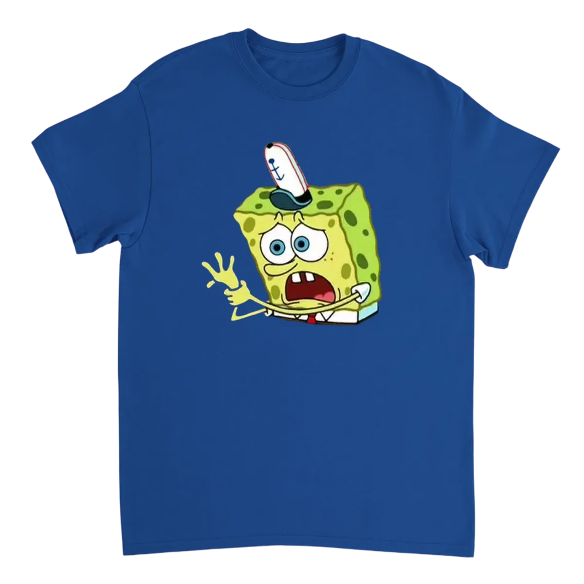 SpongeBob Burned T-Shirt Black T-Shirts Photo 4