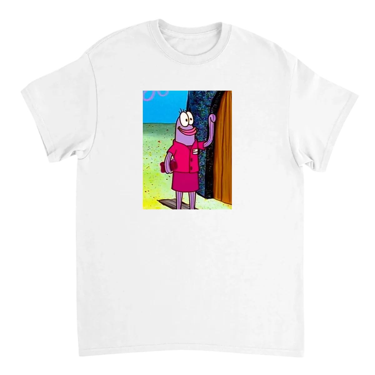 SpongeBob Incidental 49A T-Shirt T-Shirts - White