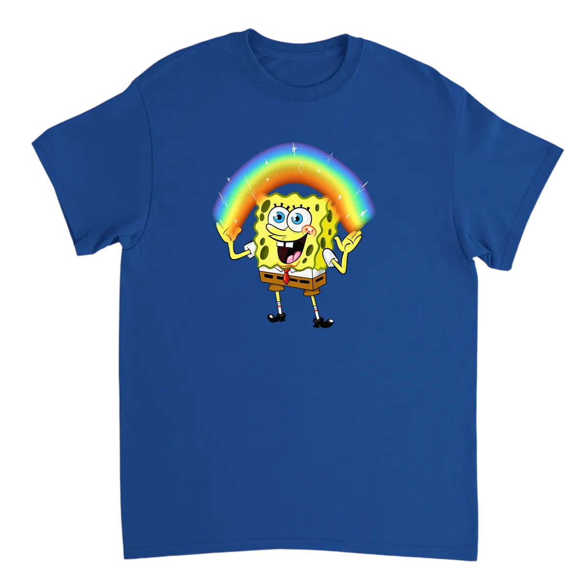 SpongeBob Rainbow T-Shirt Black T-Shirts Photo 5