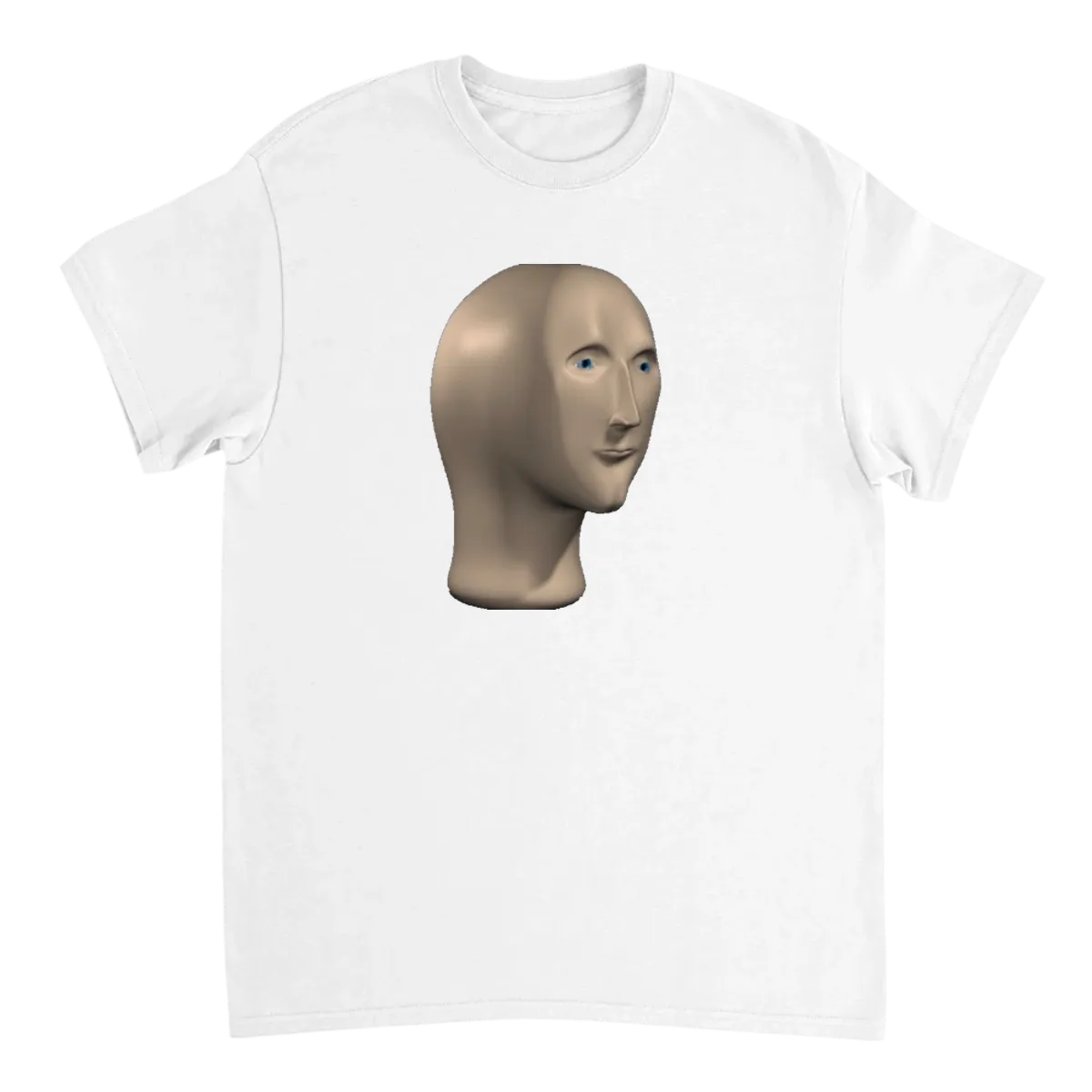 Stonks Meme Tee - Invest in Humor! White T-Shirts Photo 2