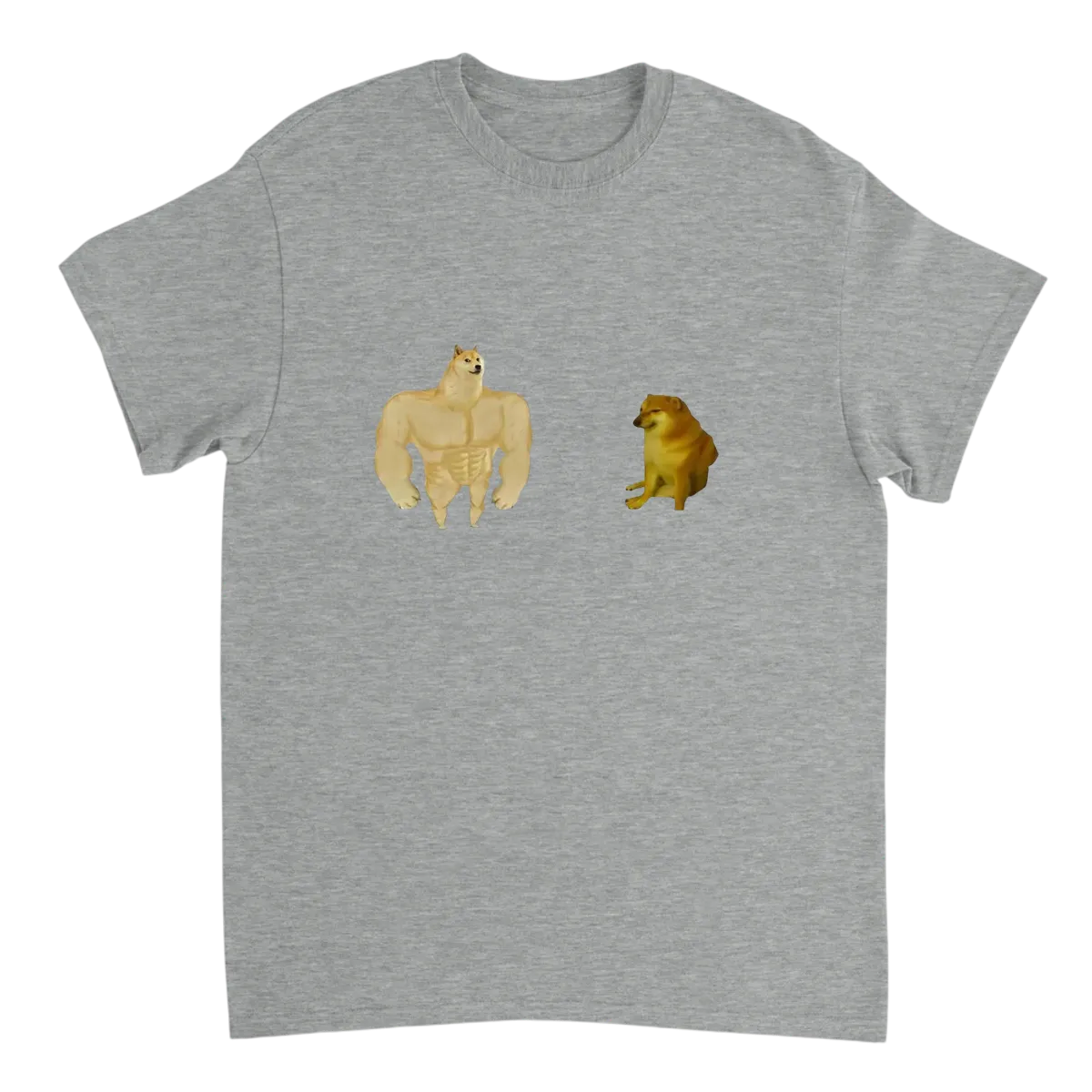 Strong Dog vs. Small Dog Meme Tee