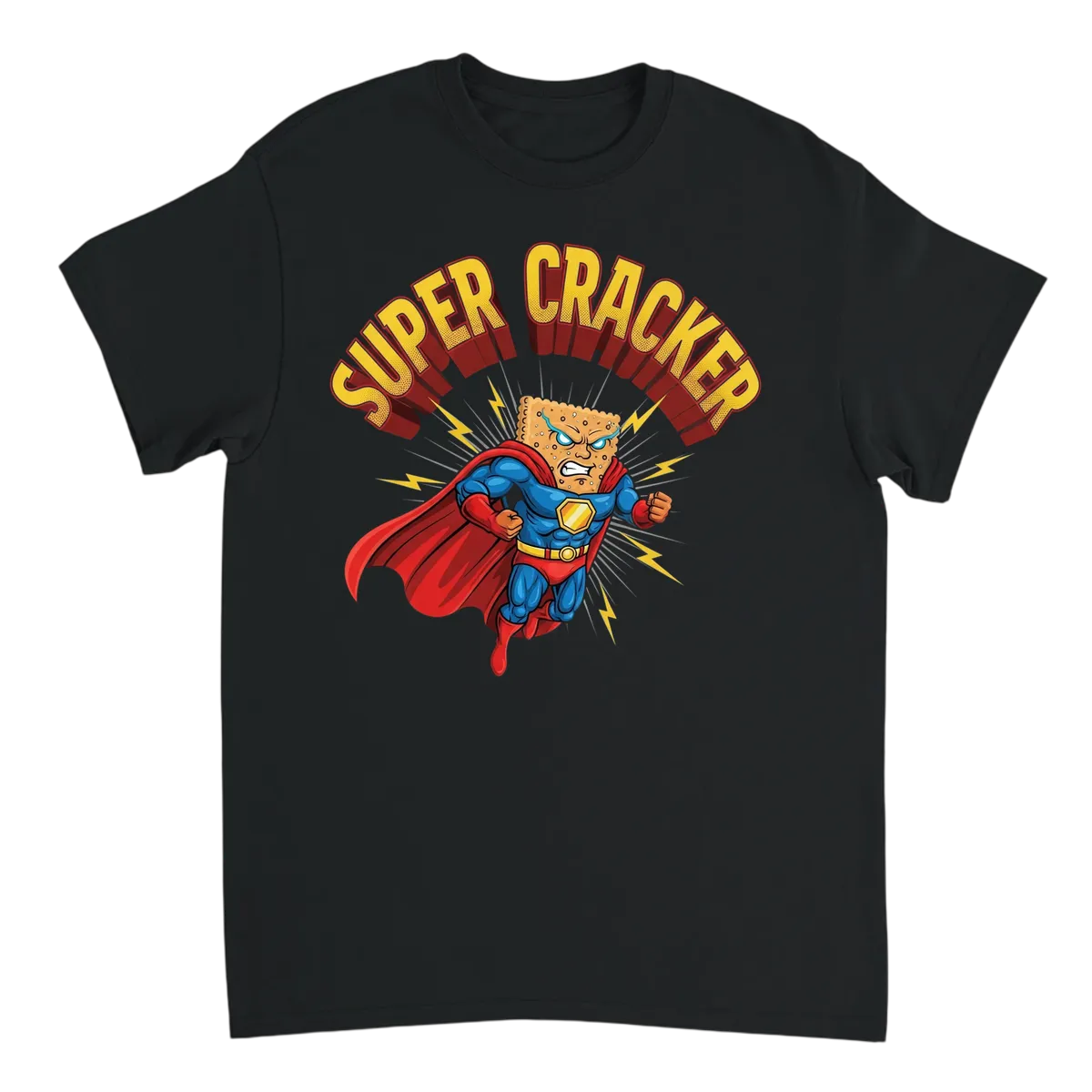 Super Cracker Viral Meme Graphic Tee White T-Shirts Photo 3