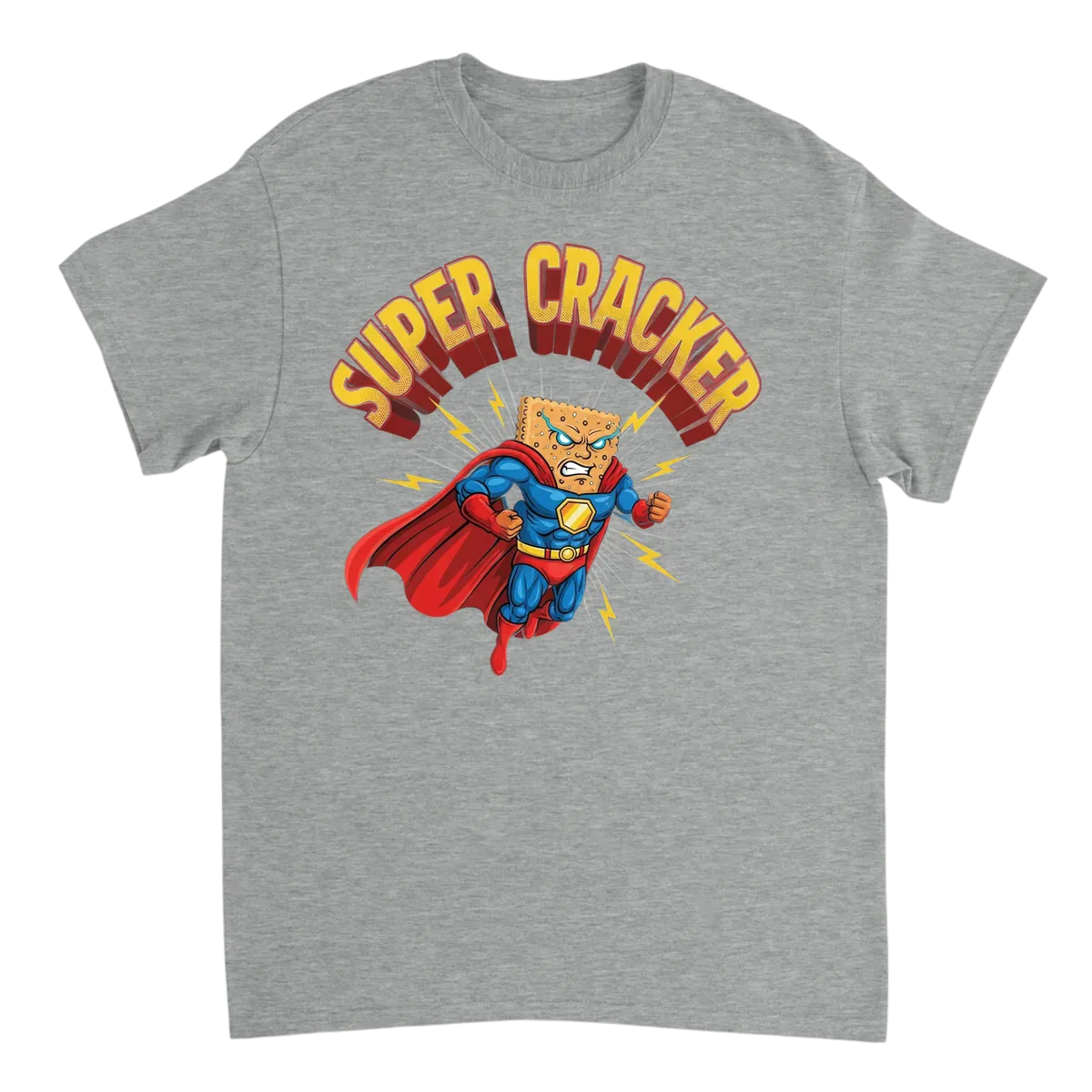 Super Cracker Viral Meme Graphic Tee White T-Shirts Photo 4