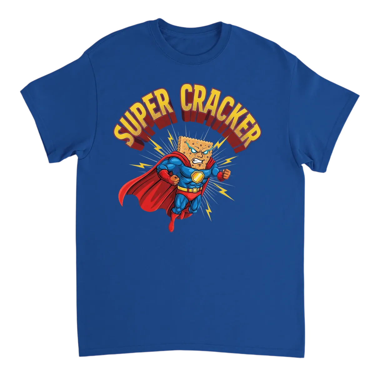 Super Cracker Viral Meme Graphic Tee - White T-Shirts (ZeitZwag Streetwear)