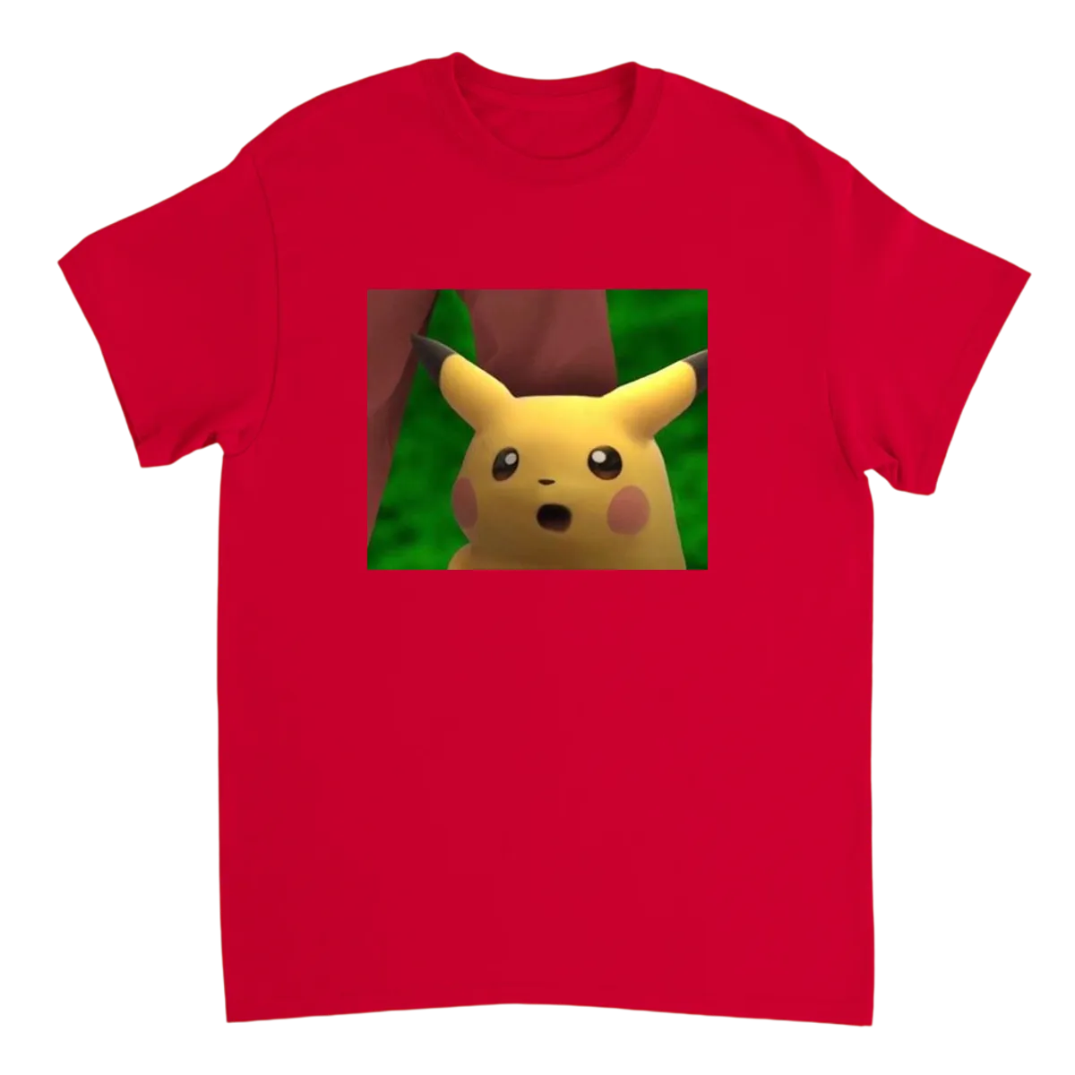 Surprised Pikachu T-Shirt White T-Shirts Photo 4