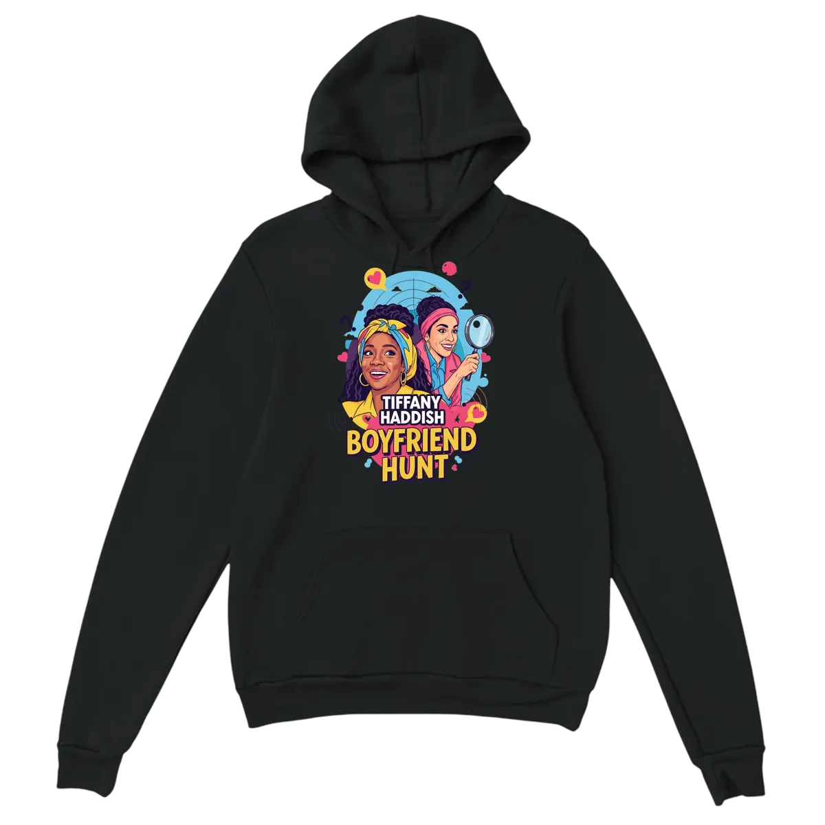 Team Tiffany: BF Hunt Vibe Hoodie White Hoodies Photo 3