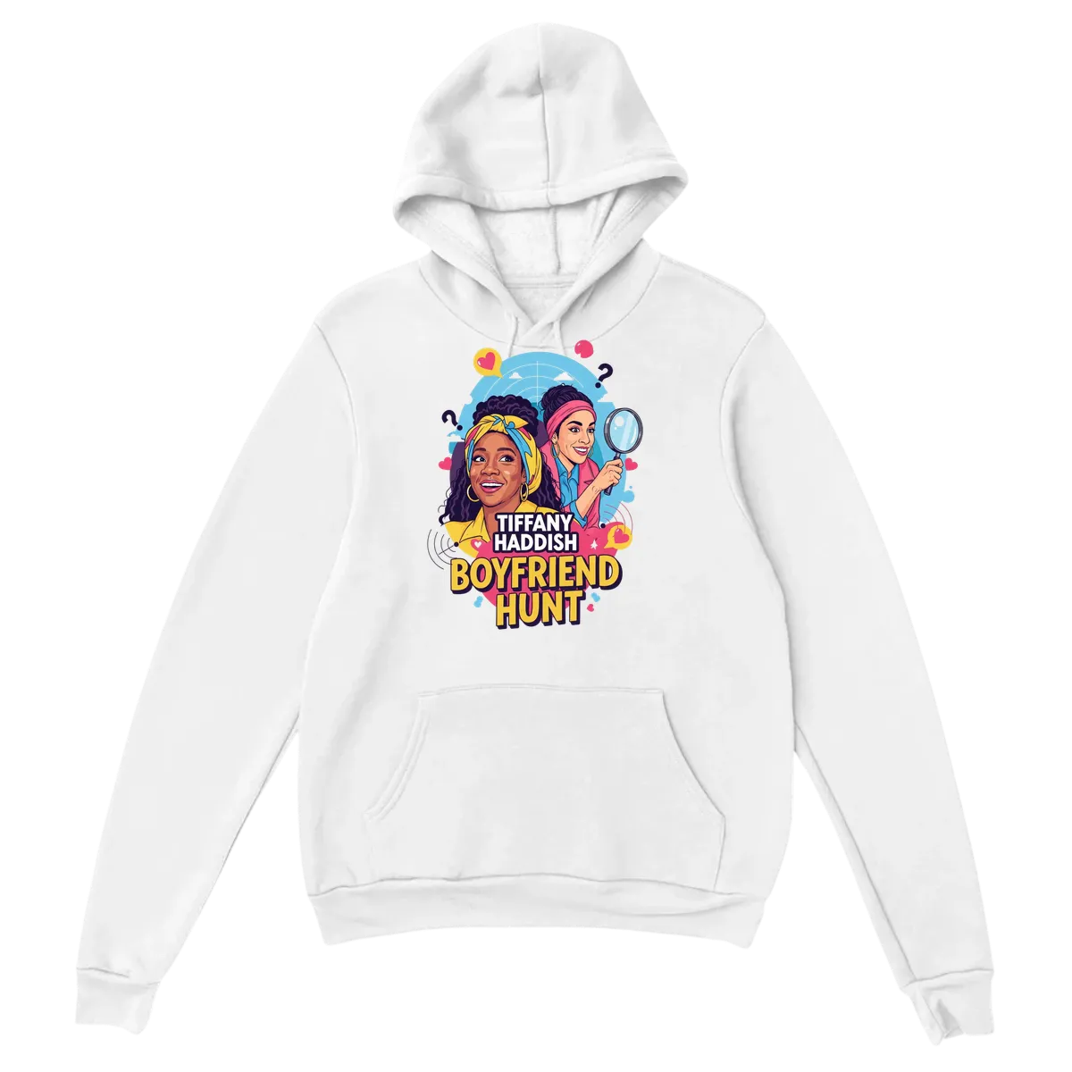 Team Tiffany: BF Hunt Vibe Hoodie White Hoodies Photo 2