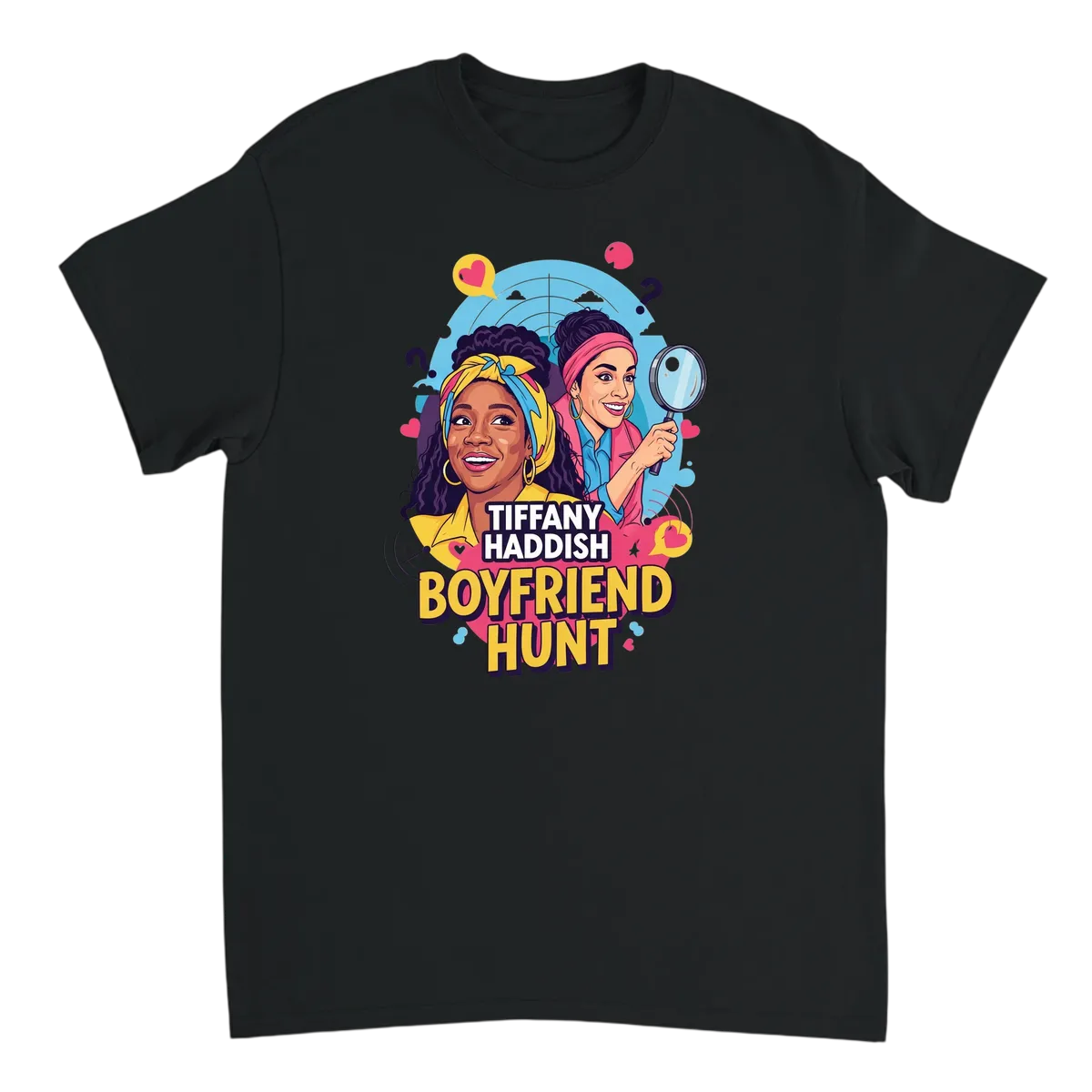 Team Tiffany Haddish Boyfriend Hunt Tee White T-Shirts Photo 3