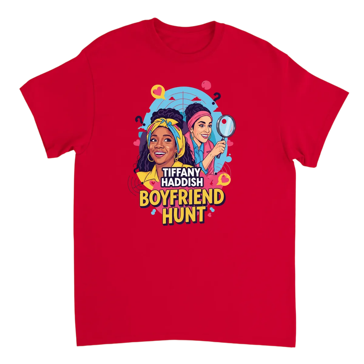 Team Tiffany Haddish Boyfriend Hunt Tee White T-Shirts Photo 4