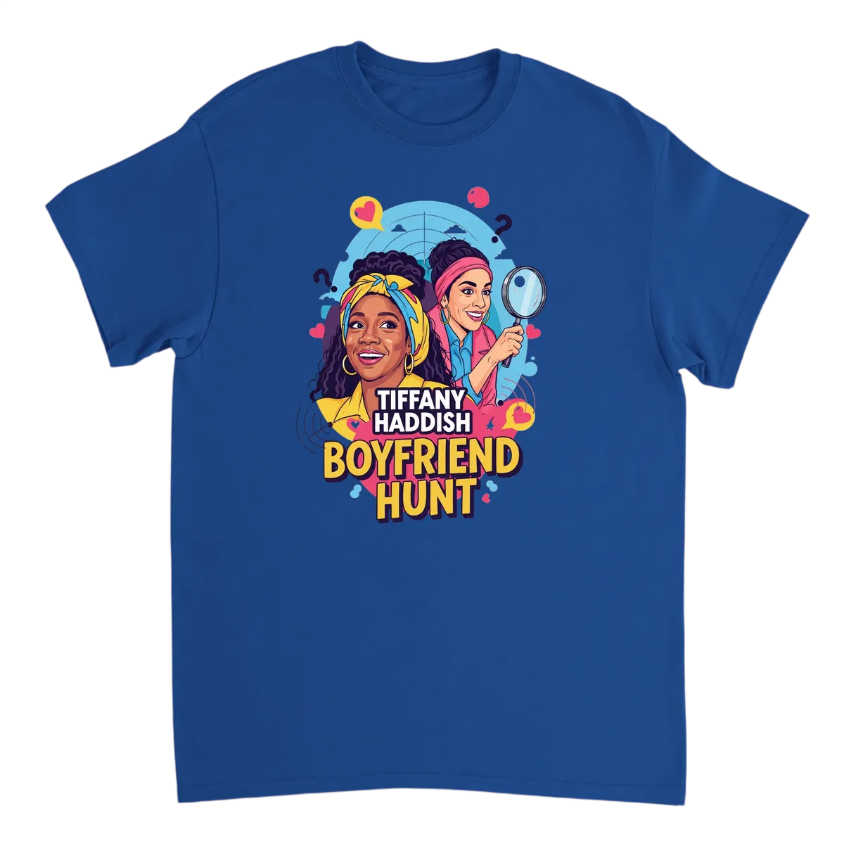 Team Tiffany Haddish Boyfriend Hunt Tee White T-Shirts Photo 5