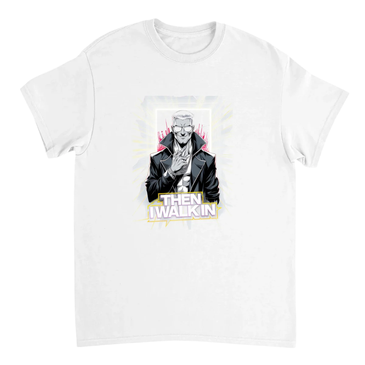 Then I Walk In Statement Graphic Tee - White T-Shirts (ZeitZwag Streetwear)