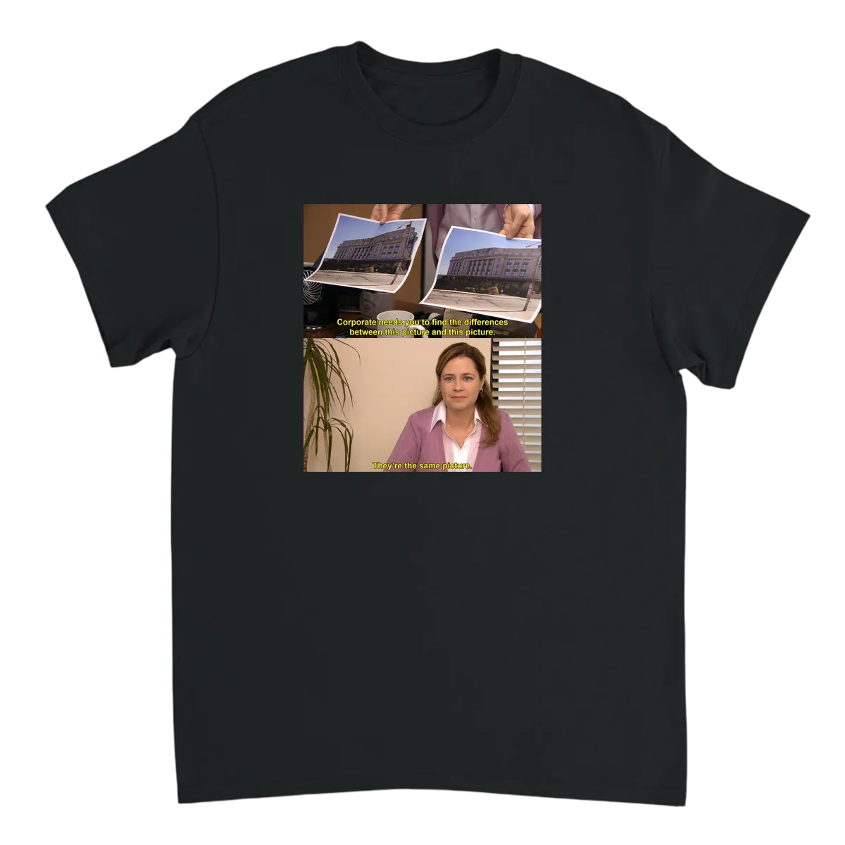 They're the Same Picture T-Shirt White T-Shirts Photo 3
