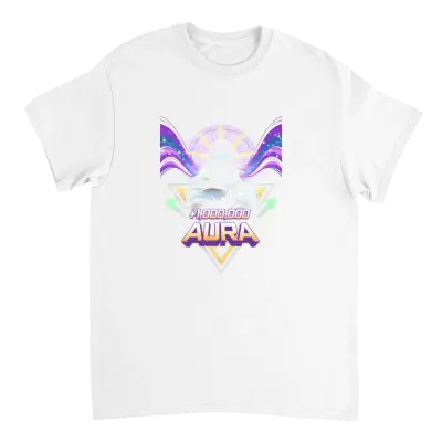 +1,000,000 Aura Points Meme Graphic Tee T-Shirts - White
