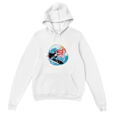 Just Let Surf Dracula Surf Hoodie Hoodies - White