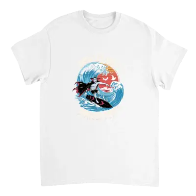 Just Let Surf Dracula Surf T-Shirt T-Shirts - White