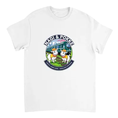 Nagi & Pokke Tokyo Lawn Care Tee T-Shirts - White