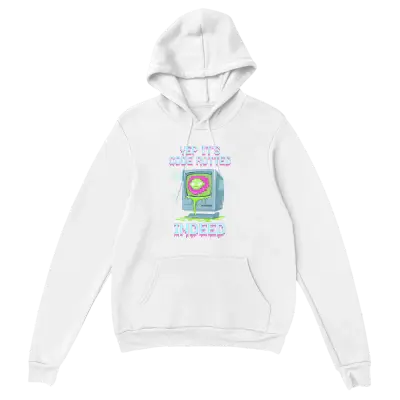 Yep It's Code Rotted Indeed Hoodie Hoodies - White