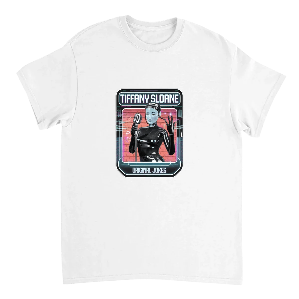 Tiffany Sloane Original Jokes Tee - White T-Shirts (ZeitZwag Streetwear)