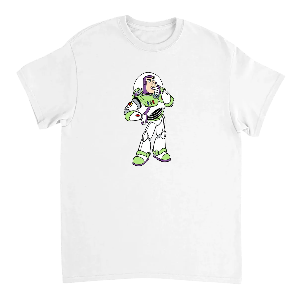 Toy Story Buzz Thinking T-Shirt T-Shirts - White
