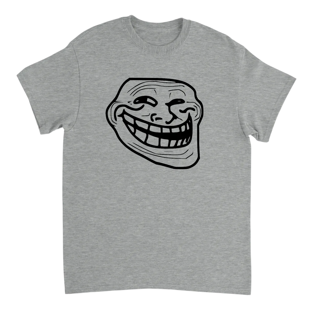 Trollface T-Shirt Grey T-Shirts Photo 2