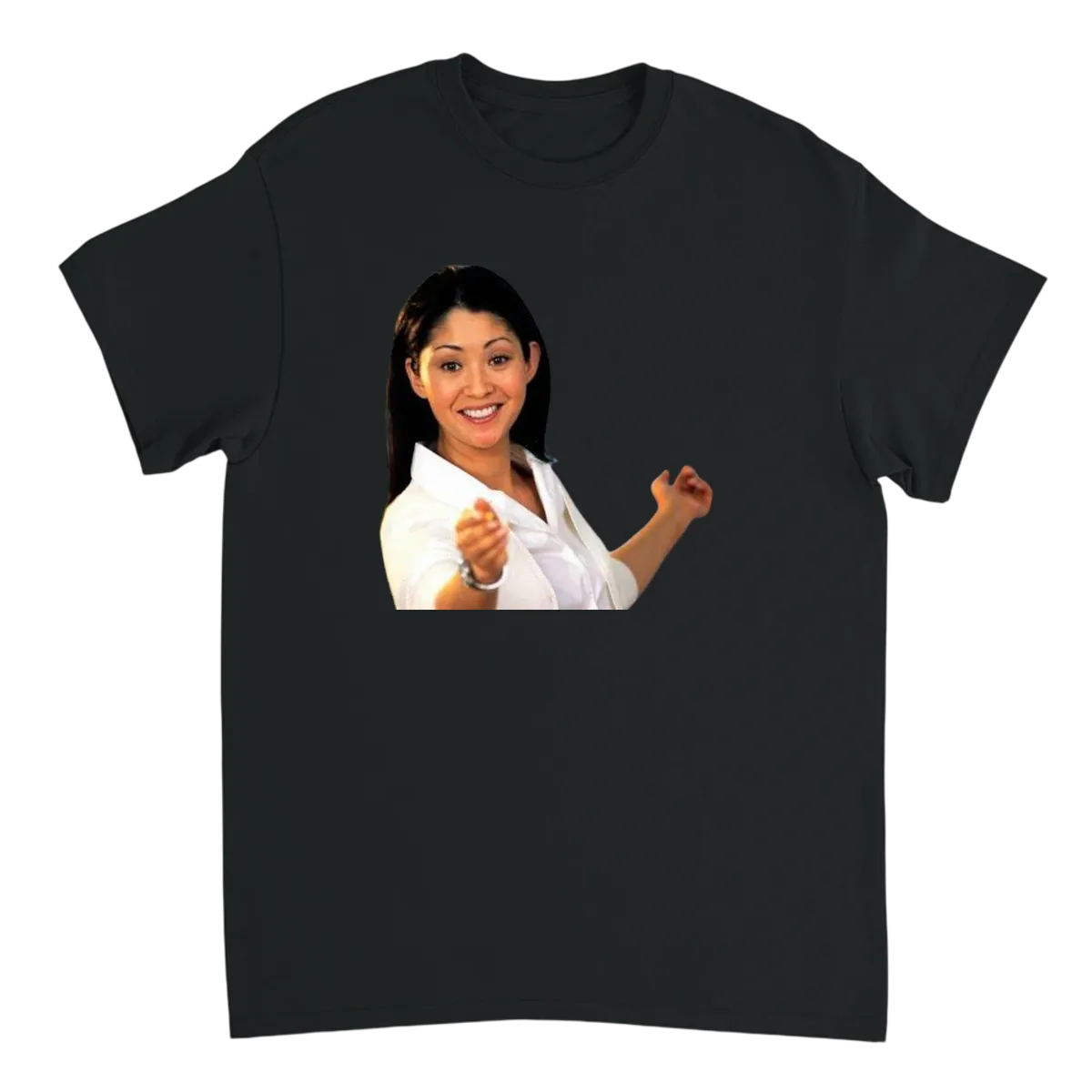 Unhelpful HS Teacher | Relatable Meme Tee Black T-Shirts Photo 2