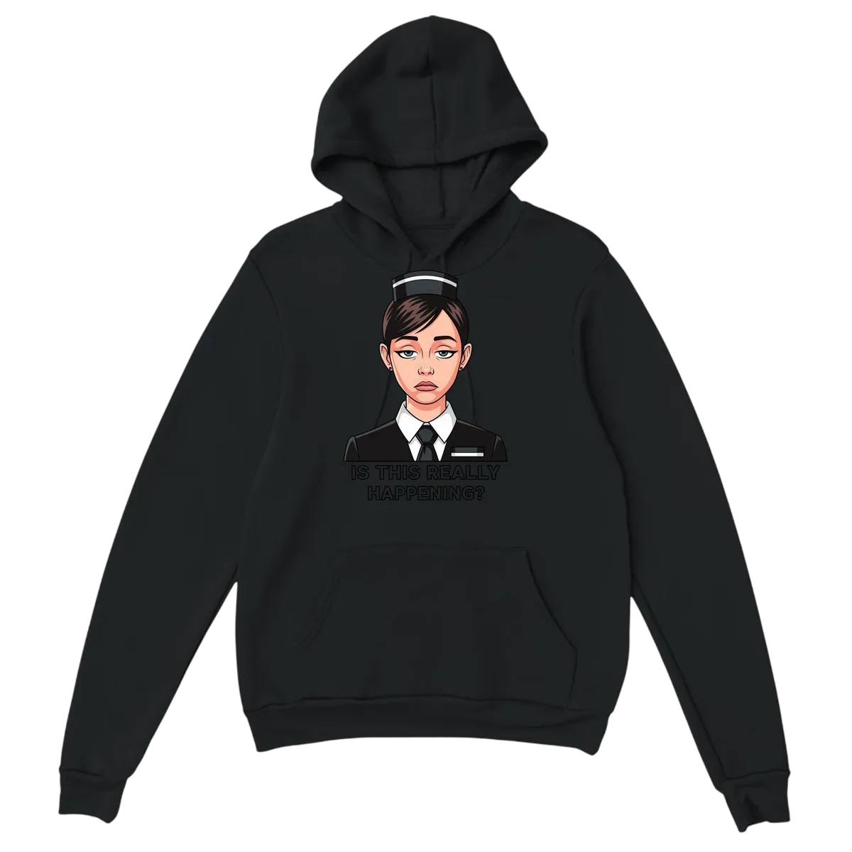 Unimpressed Usher Girl Super Bowl Hoodie Hoodies - Black