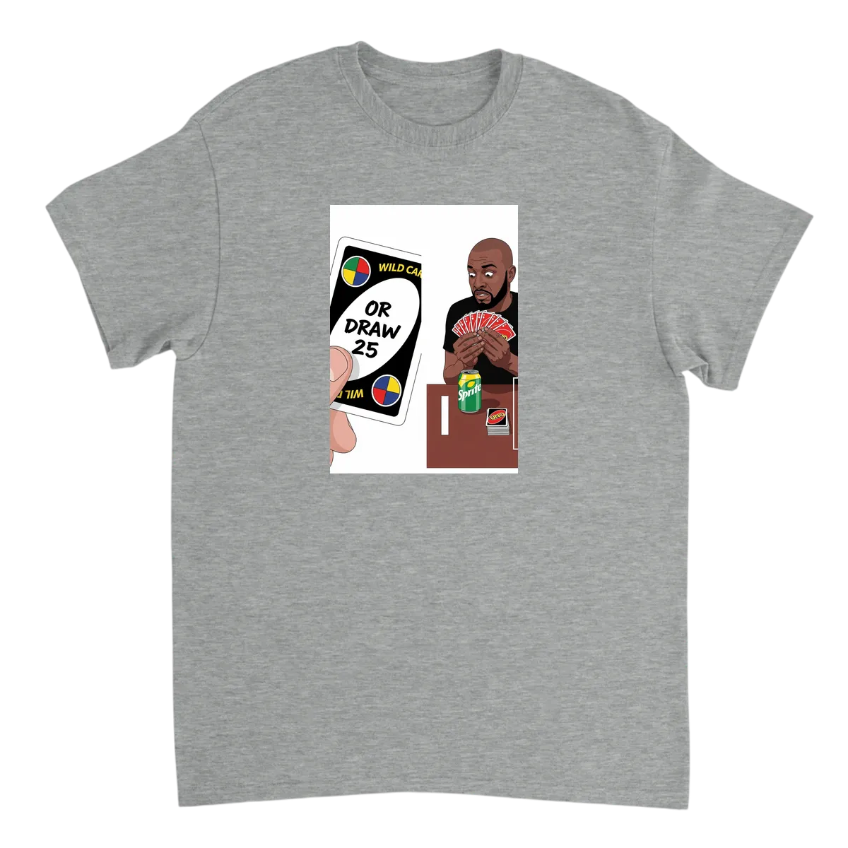 UNO Draw 25 T-Shirt White T-Shirts Photo 3