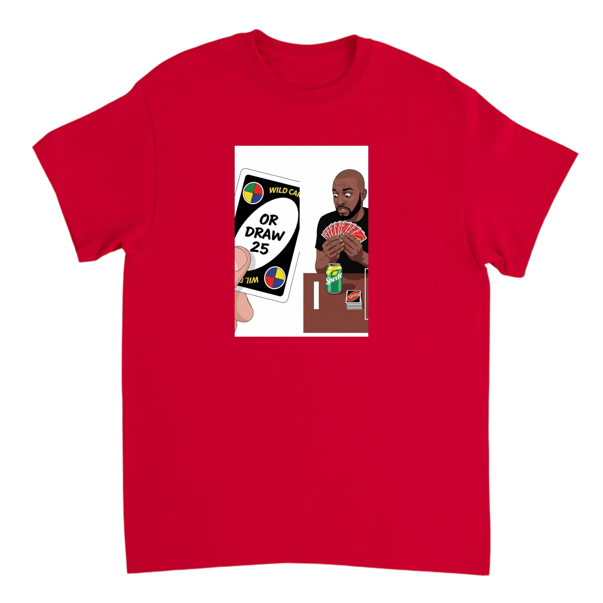 UNO Draw 25 T-Shirt White T-Shirts Photo 4